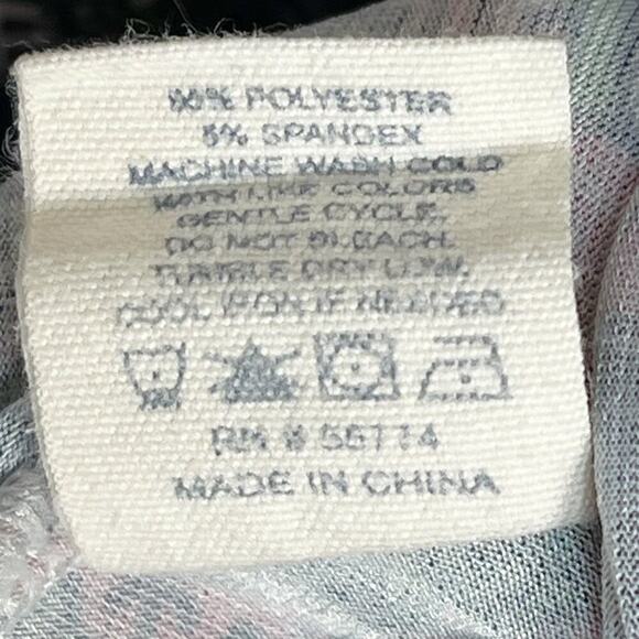 Simply Southern Sea Turtle Boho Tunic Top Navy Green Pink - Picture 7 of 7